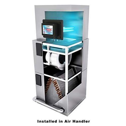 UV light installed in air handler unit.