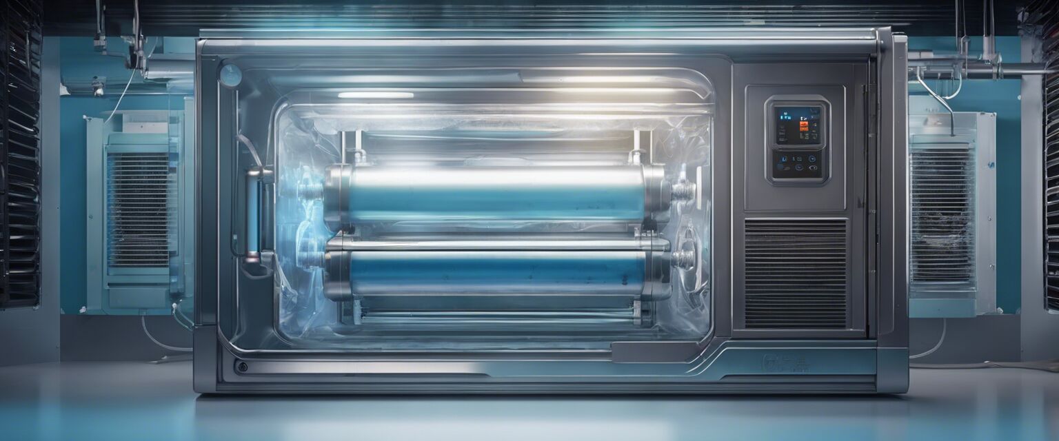 UV-C air sterilizer operation