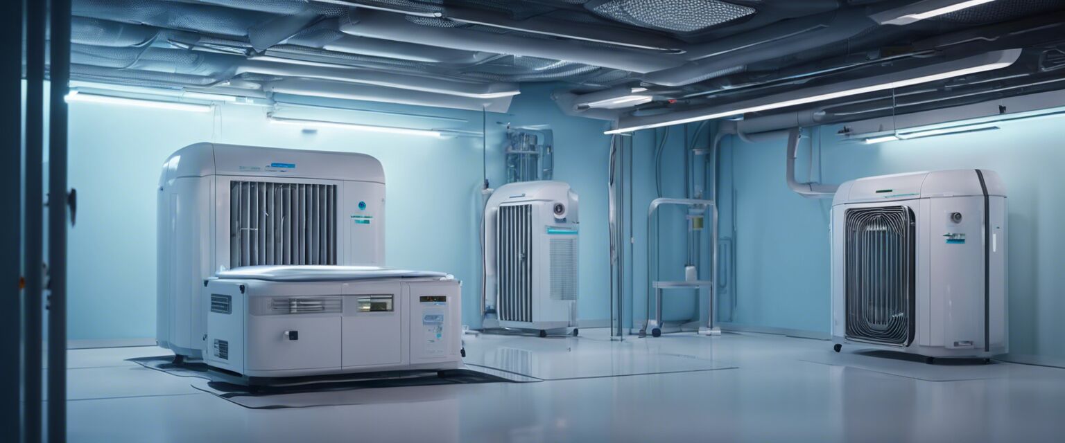 UV-C air sterilizer with safety measures